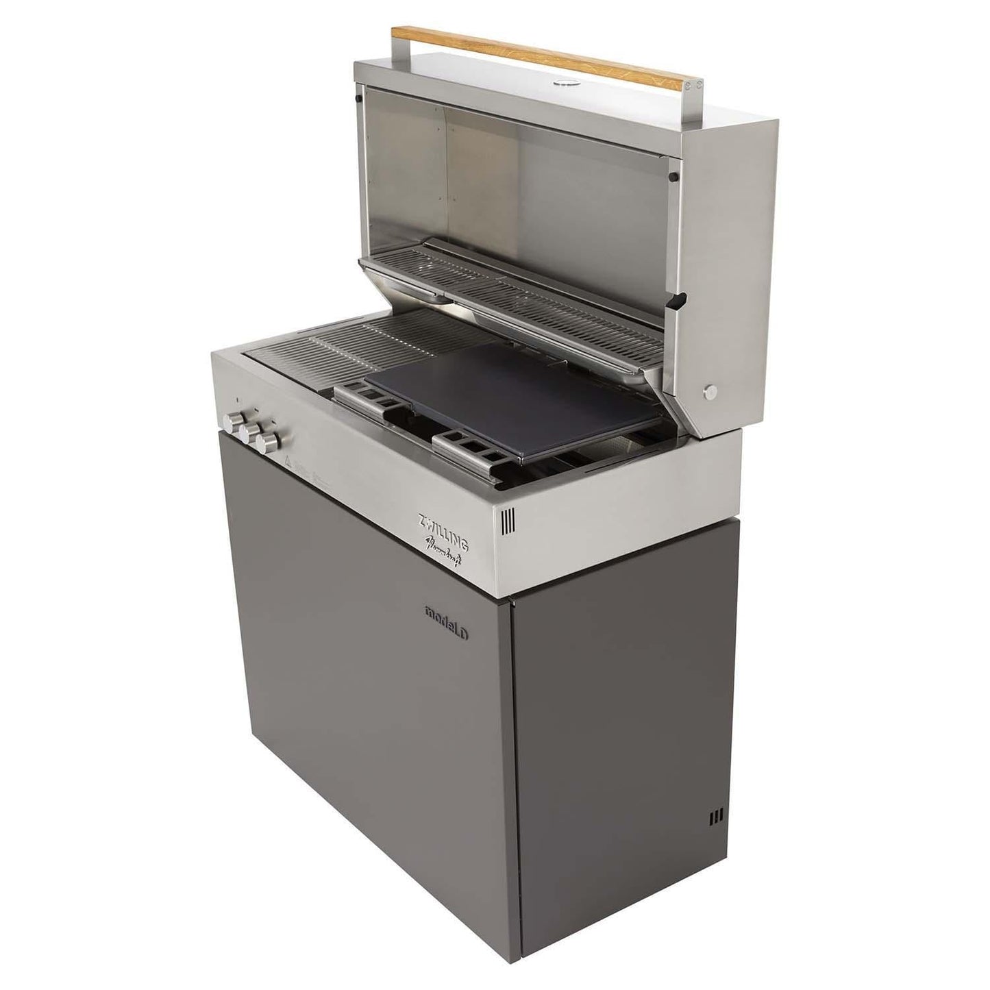 Flammkraft Model D Propane Gas Grill - Deep Umbra - 1029540