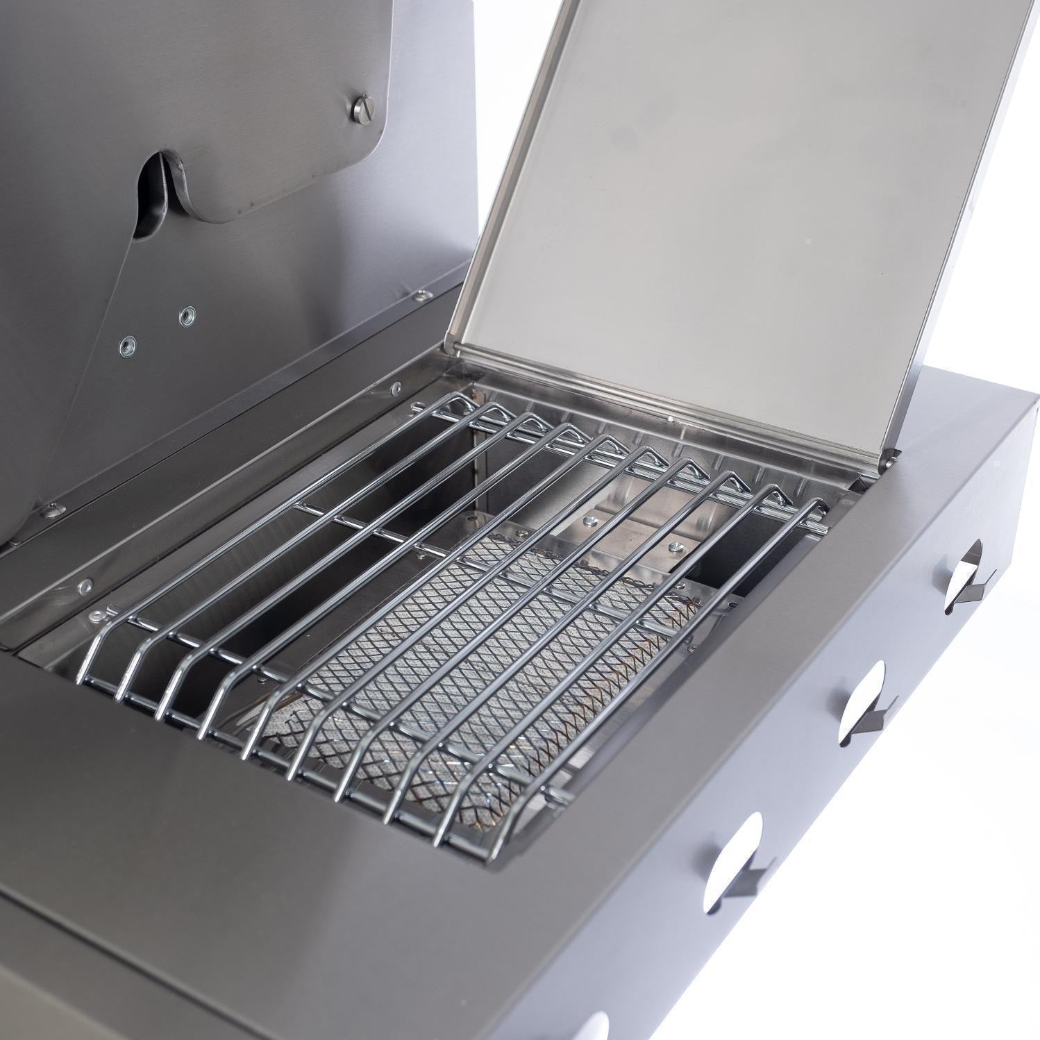 Victory 3-Burner Propane Gas Grill With Infrared Side Burner - BBQ-VCT3BSB-LP - Image 13