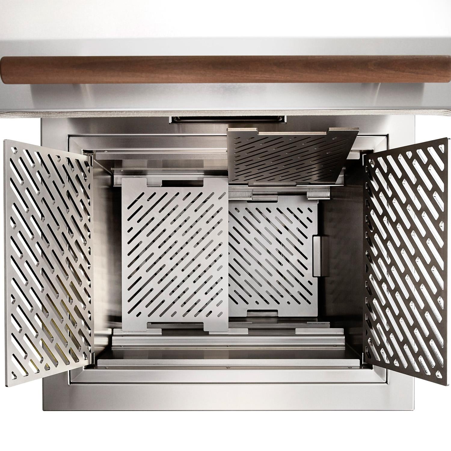 Kalamazoo KSHOK430 Shokunin Kamado Grill w/ Natural Ipe Frame - KSHOK430-NAT-S4 - Image 8