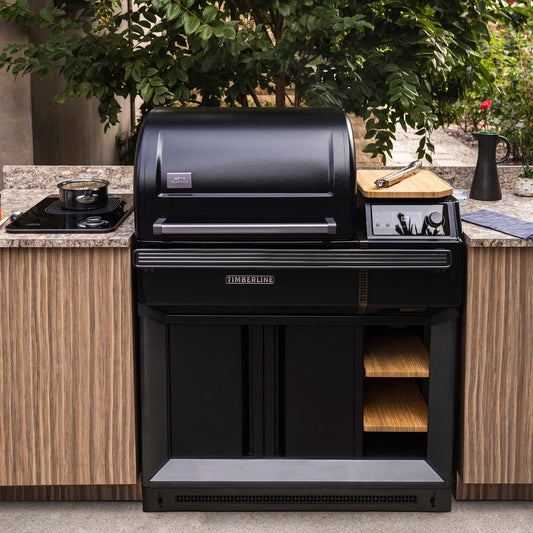 Traeger All-New Timberline Wi-Fi Controlled Wood Pellet Grill W/ WiFire & Built-In Trim Kit - TBB86RLG - Image 1