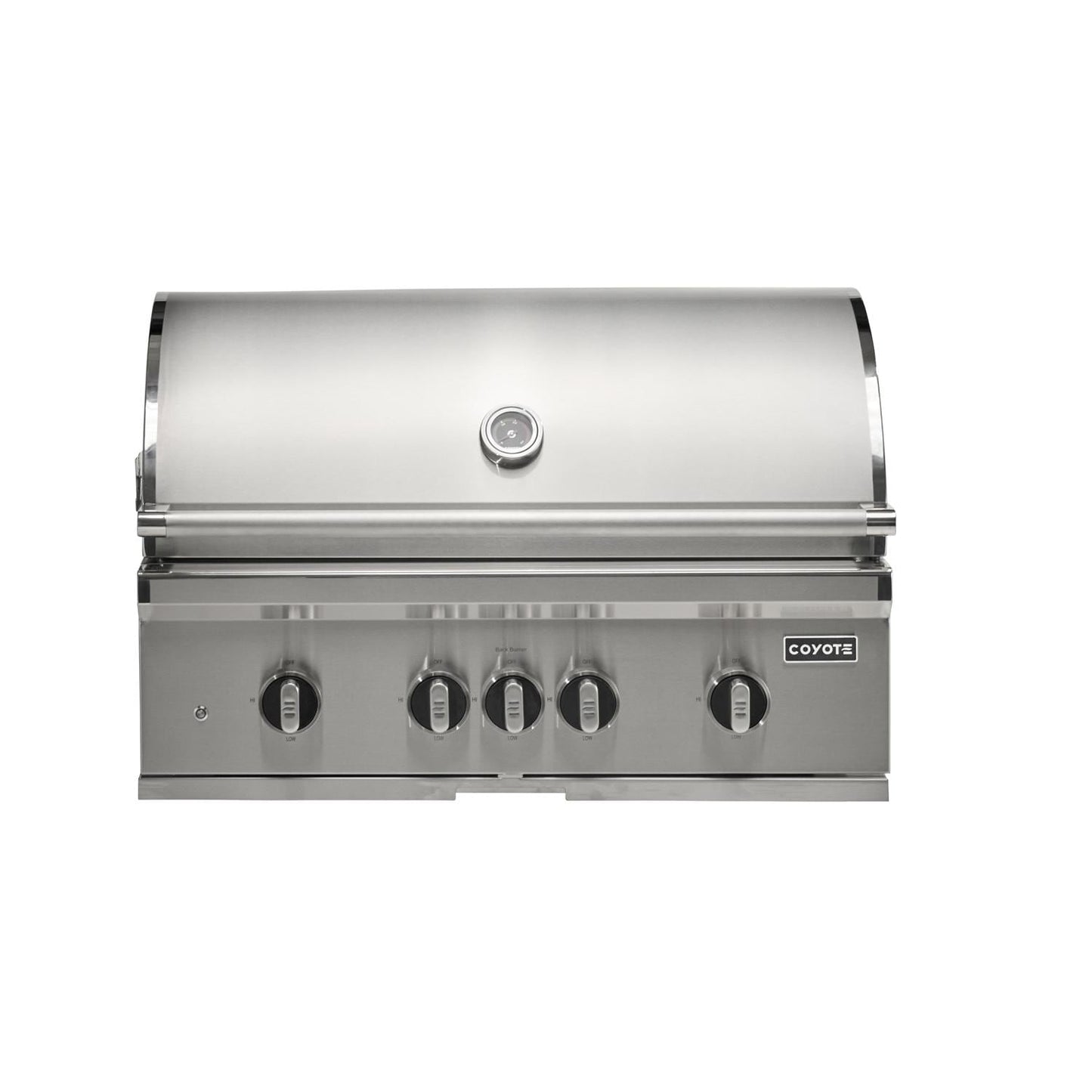 Coyote SL-Series 36-in 4-Burner  Built-In Propane Grill w/ Sear Burner, Rotisserie, & Safety Valve -  C3SL36LP - Image 1