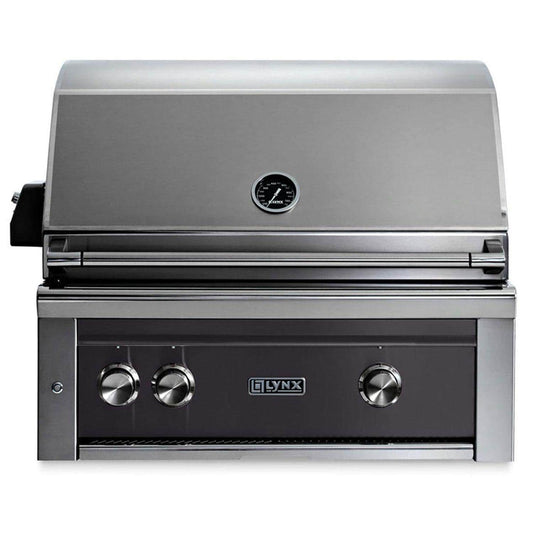 Lynx Professional 30 Inch Built-In All Infrared Trident Propane Grill w/ Rotisserie in Obsidian - L30ATR-OBLP - Image 1