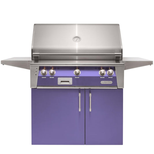 Alfresco ALXE 36-Inch  Propane Grill With Sear Zone And Rotisserie - Blue Lilac - ALXE-36SZC-LP-S4005 - Image 1