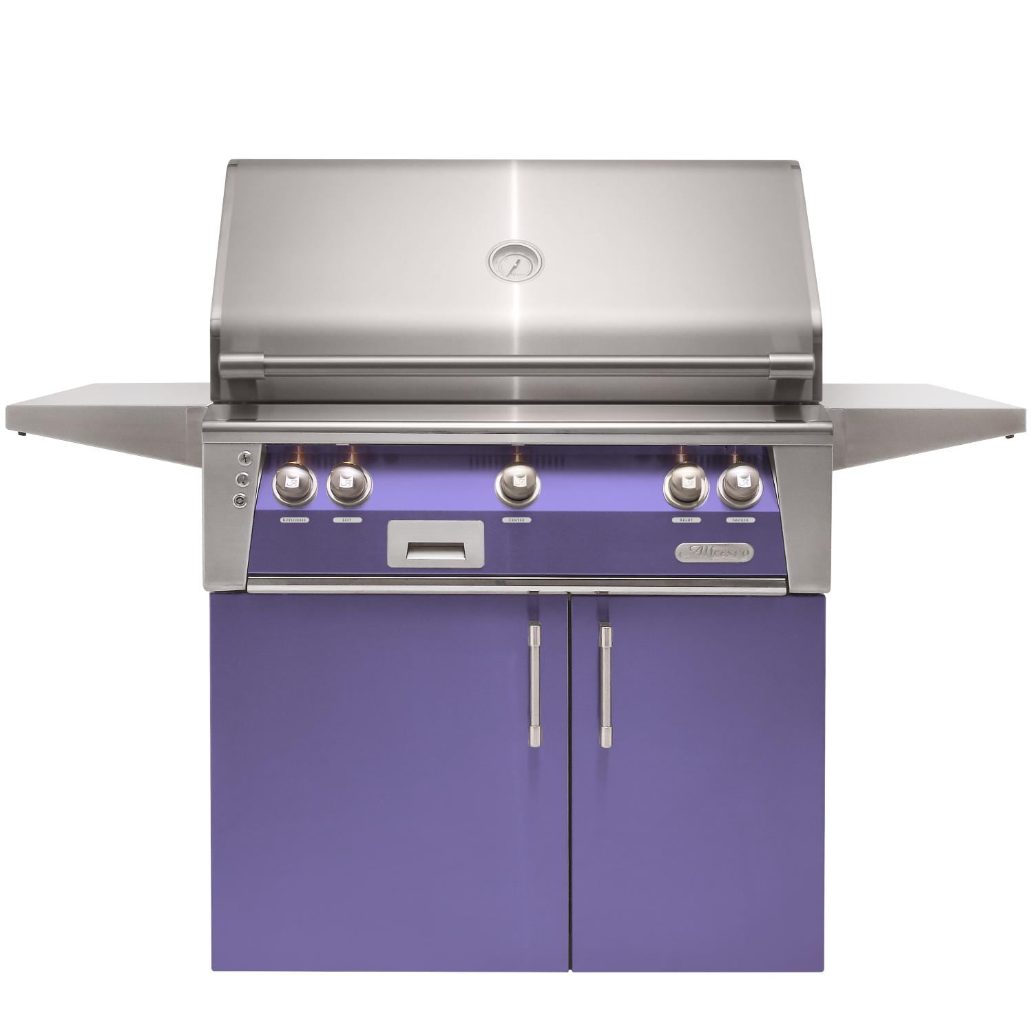 Alfresco ALXE 36-Inch  Natural Gas Grill With Sear Zone And Rotisserie - Blue Lilac - ALXE-36SZC-NG-S4005 - Image 1