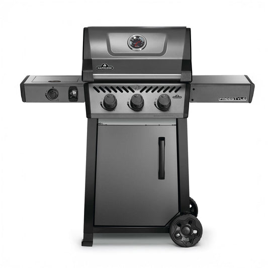 Napoleon Freestyle 365 3 Burner Propane Gas Grill w/ Range Side Burner - Graphite Grey - F365DSBPGT-ECP - Image 1