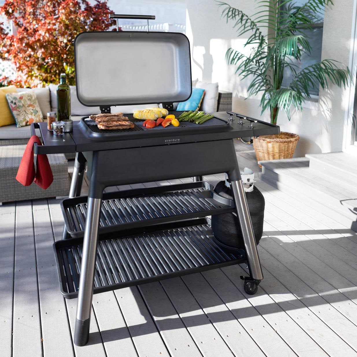 Everdure FURNACE Gen 2 3 Burner Propane Grill w/ Stand - Orange - E3G3O - Image 2