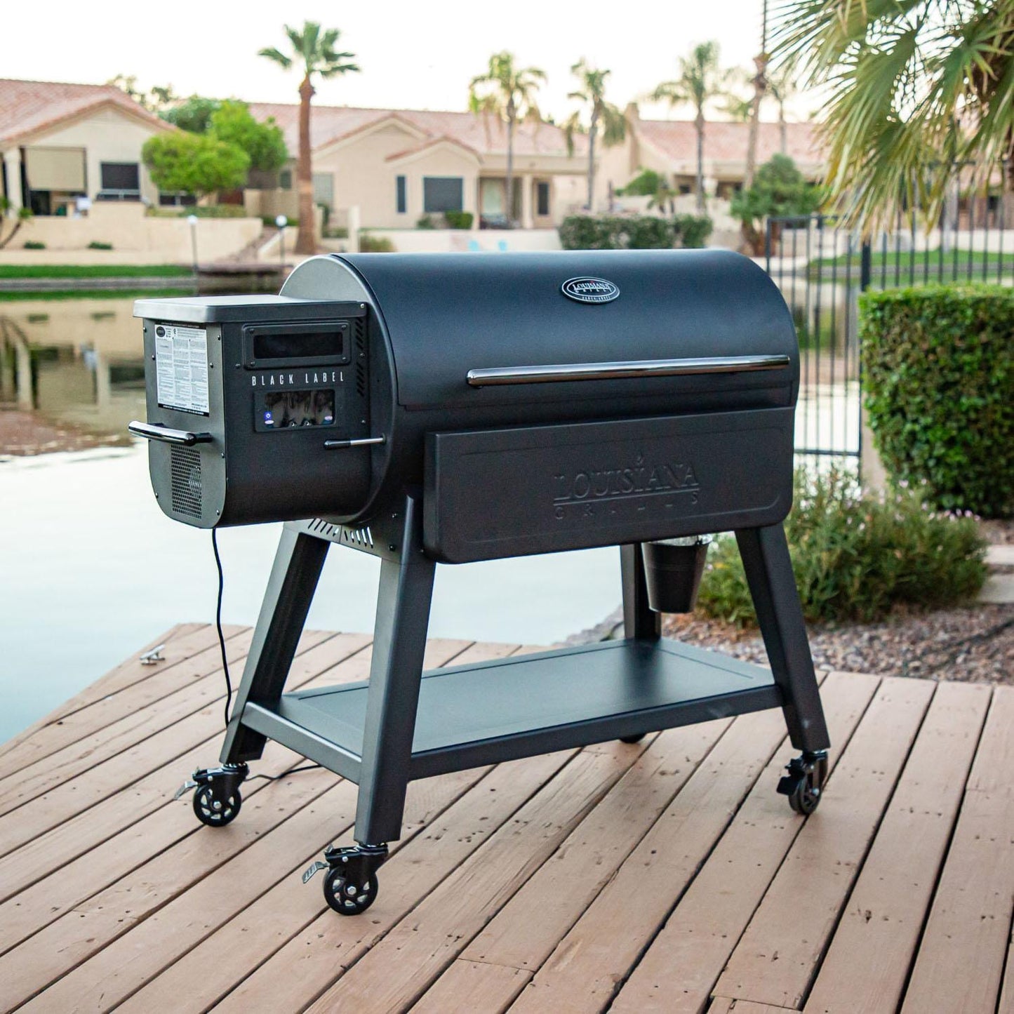 Louisiana Grills LG1200BL Black Label Series Pellet Grill W/ Wi-Fi Control - 10640 - Image 4