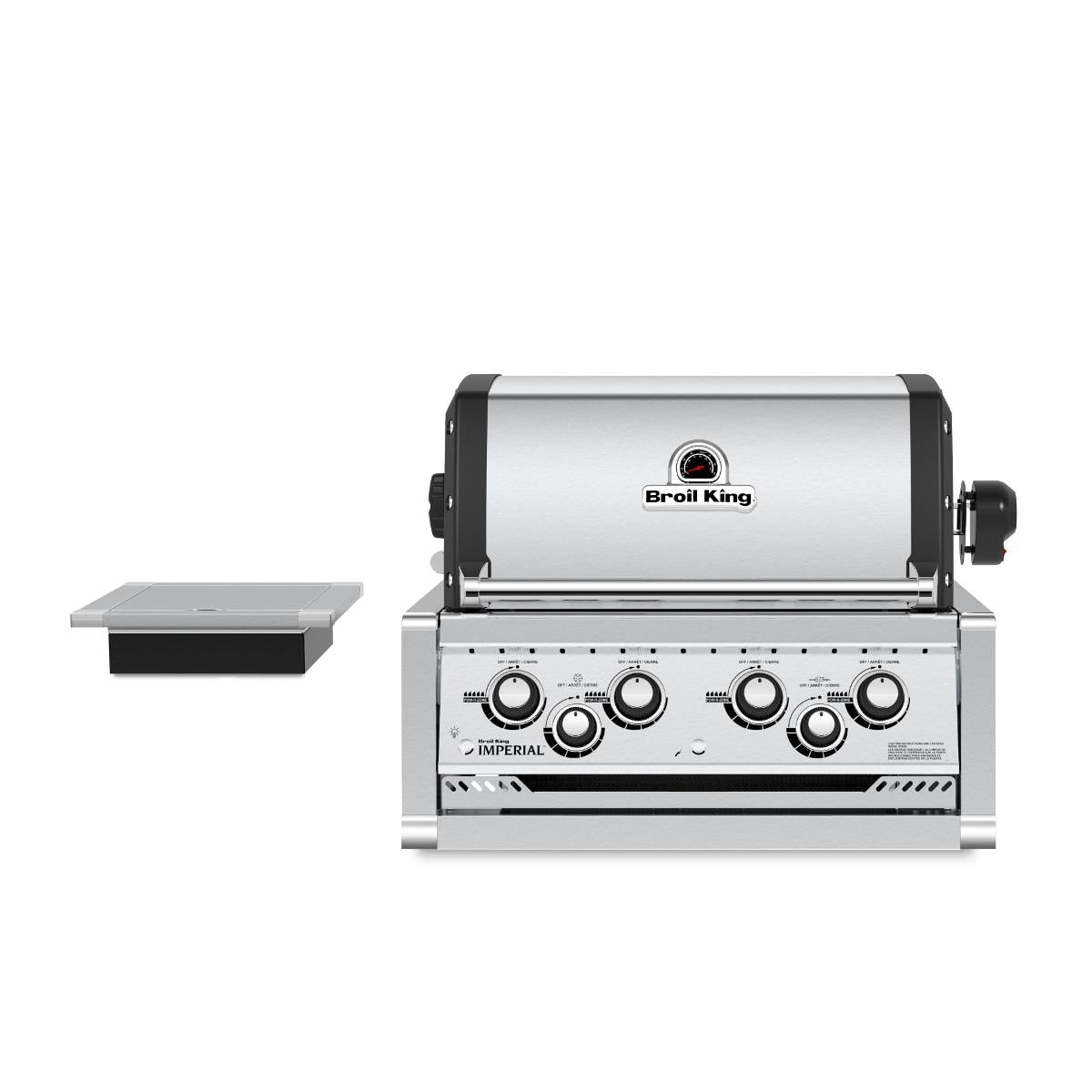 Broil King Imperial 490 4-Burner Built-In Propane Gas Grill With Rotisserie & Side Burner - Stainless Steel - 956084 - Image 1