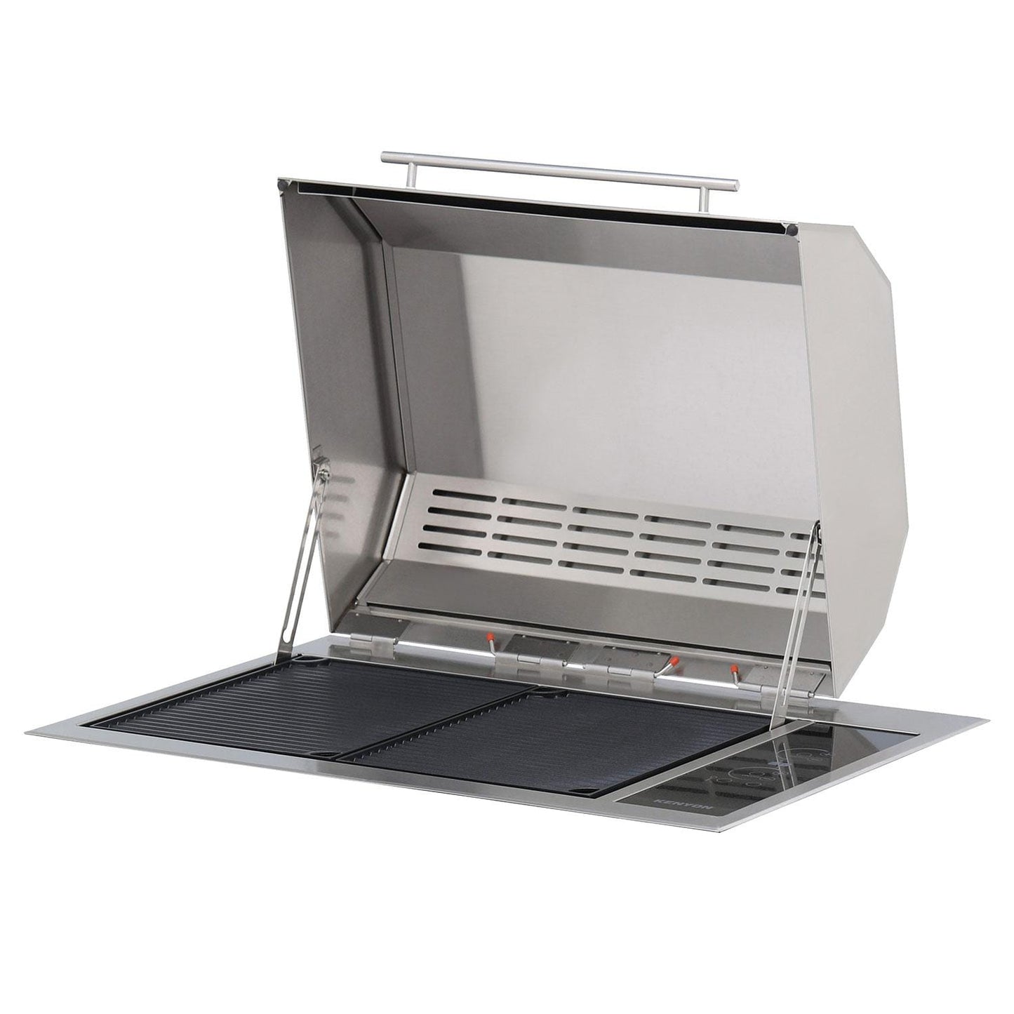 Kenyon Texan Two Zone Single Lid Built-In 240V Electric Grill W/ Lite Touch Control & No Mounting Holes - B70421WH - Image 2