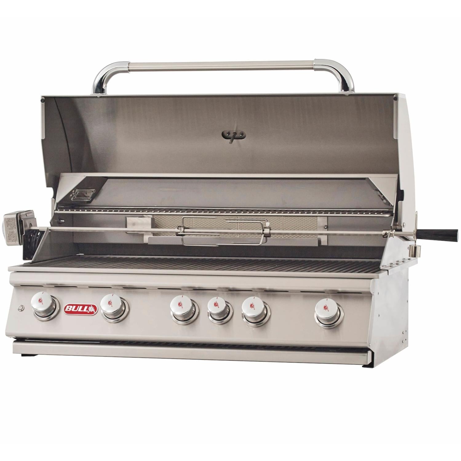Bull Brahma 38-Inch 5-Burner Built-In Natural Gas Grill With Rotisserie - 57569 - Image 3