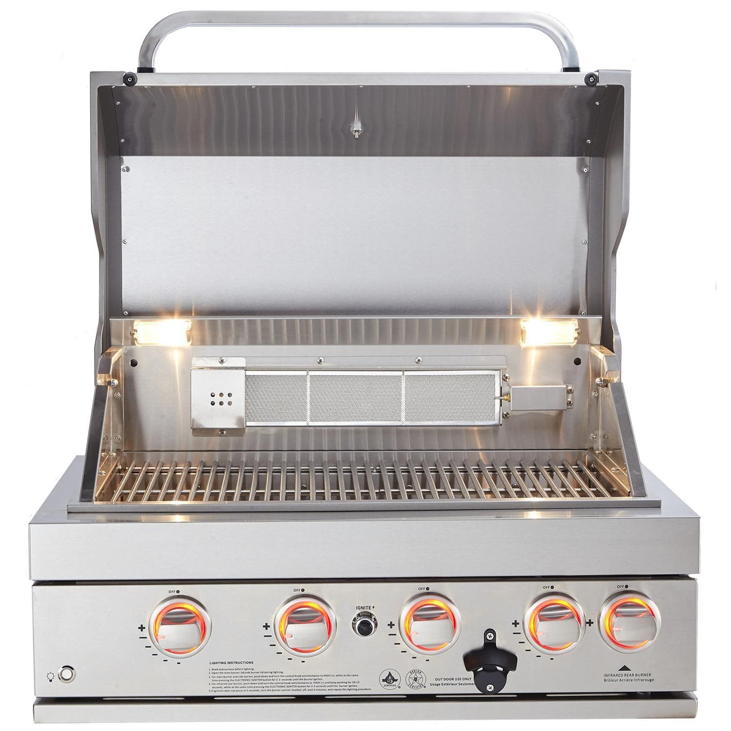 Mont Alpi 400 32-Inch Built-In Natural Gas Grill - MABi400 - Image 4