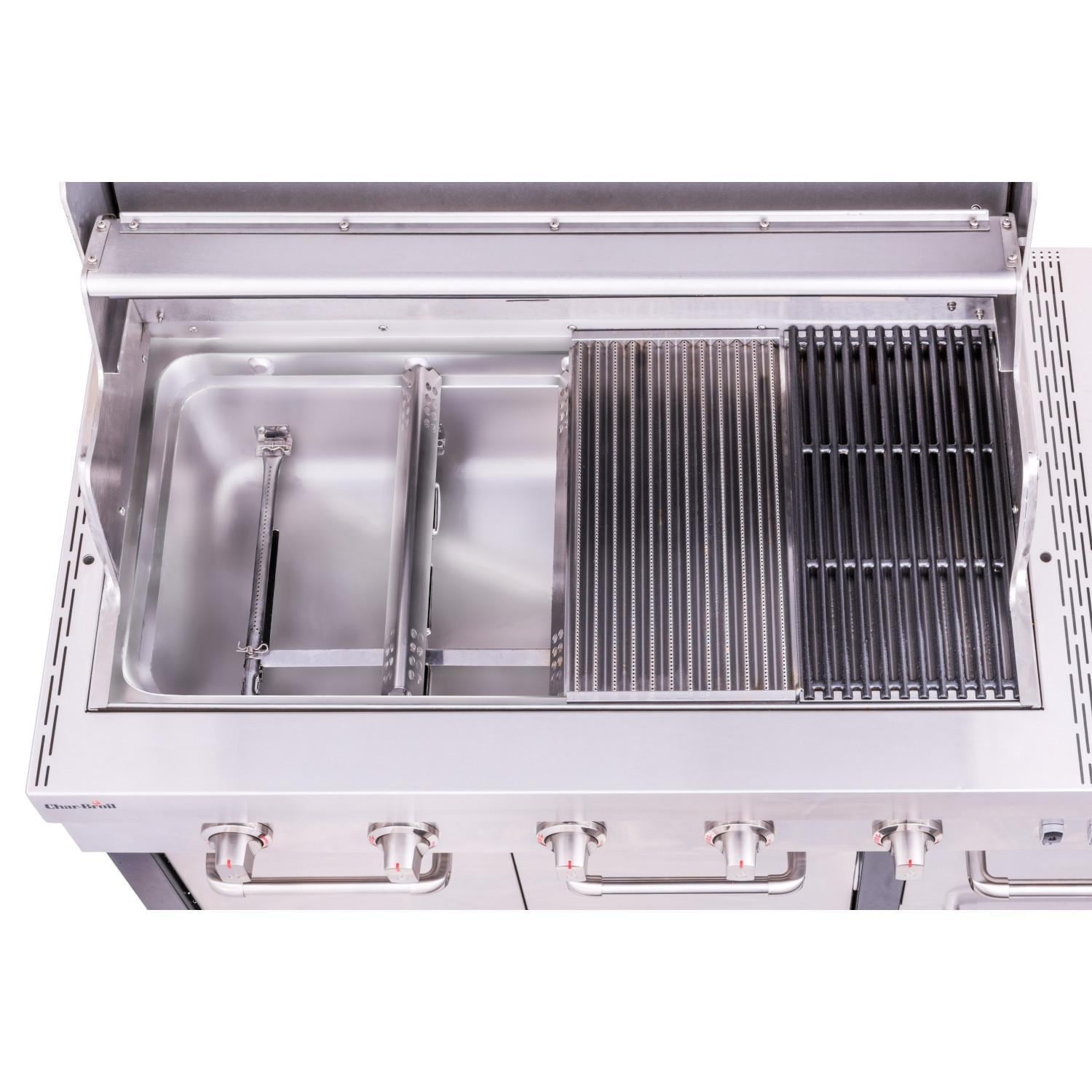 Charbroil Medallion Series Modular Outdoor Kitchen Amplifire 5-Burner Propane Gas Grill - 463246118 - Image 8