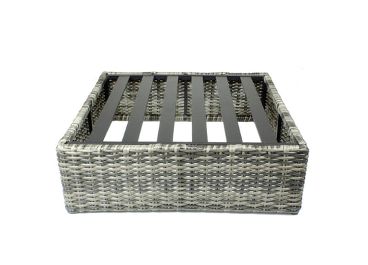 Athena Dark Square Ottoman 30"