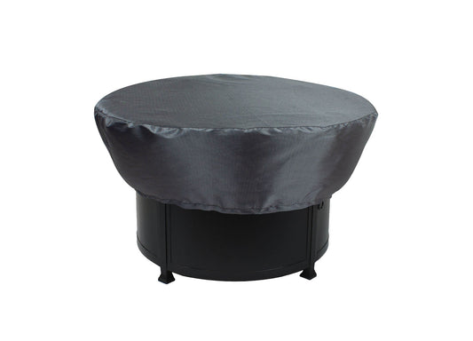 Fire Pit Cover Round 36"-42" - DIA43''x12''H - Mercury