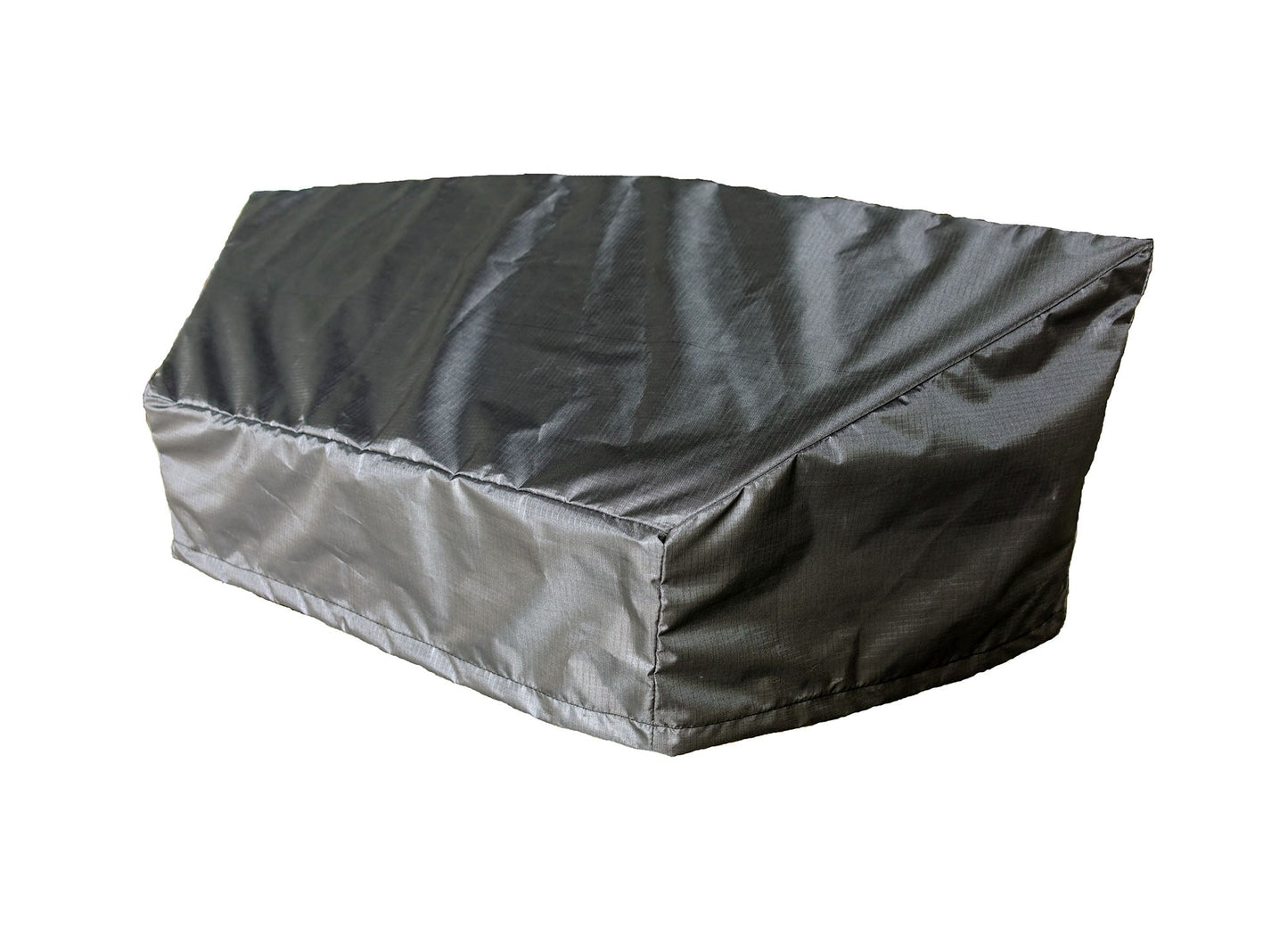 Circular Wicker Sofa Cover - 86''/45''Lx36''Dx32''H - Mercury