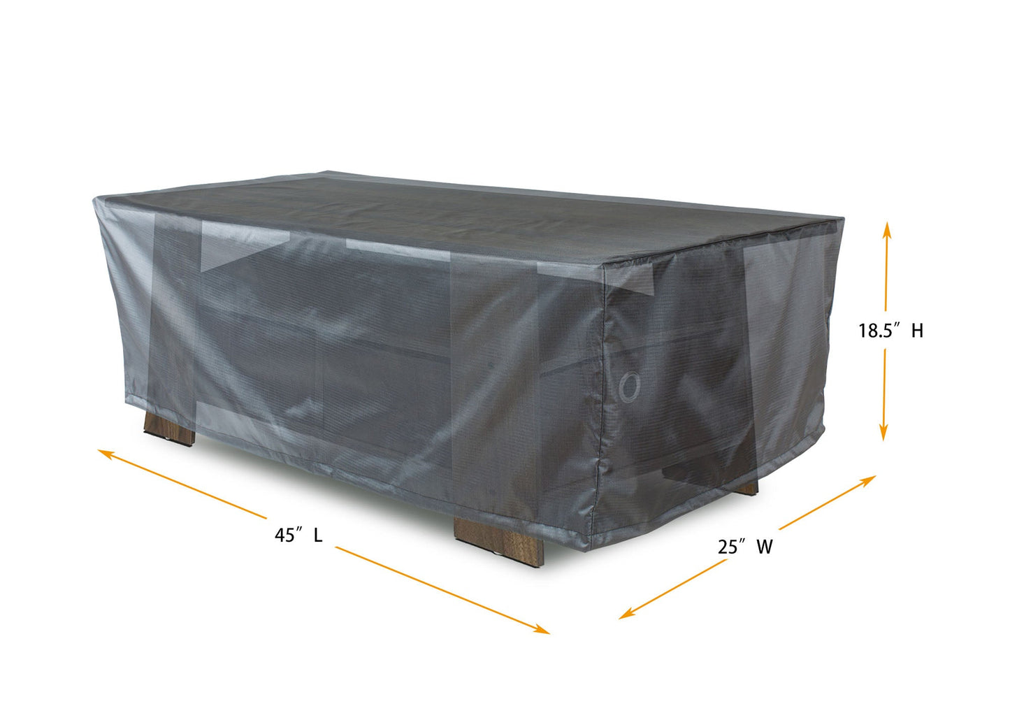 Coffee table Cover - 45''L x25''W x 18.5''H  - Mercury