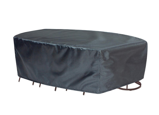 Oval/Rectangle Table Chair Cover 2X-Large - 96''Wx180''Dx36''H - Mercury