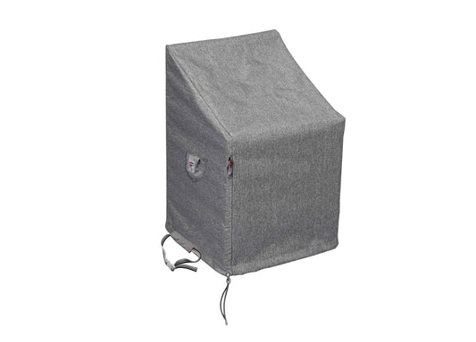 Premium Heavy-Duty Small Chair Cover - 3-Layer Water & UV-Resistant, Platinum Series, 25.5"W x 28"D x 29''/42"H for Outdoor Patio Furniture