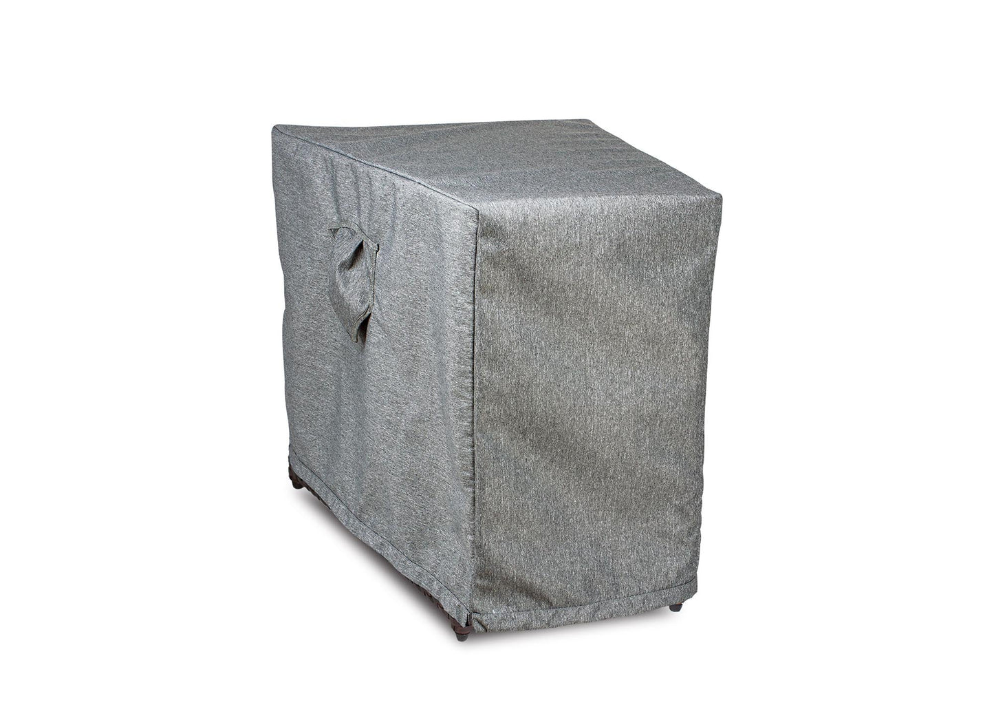 Premium Heavy-Duty Circular Accent Table Cover - 3-Layer Water & UV-Resistant, Platinum Series, 14"(F)/24"(B)W x  31.5"D x 24.5H