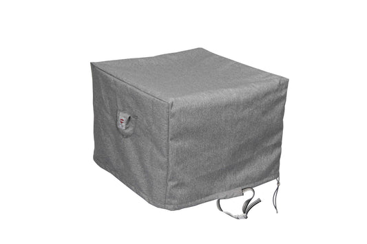 Premium Heavy-Duty Rectangular Ottoman Cover - 3-Layer Water & UV-Resistant, Platinum Series, 29" W x 26" D x 17" H for Outdoor Patio Furniture