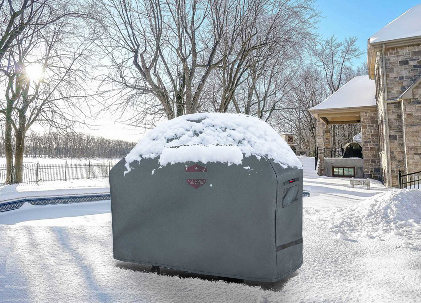 Grill Cover Titanium 26" Grill Cart Cover (59"x22"x47.5")