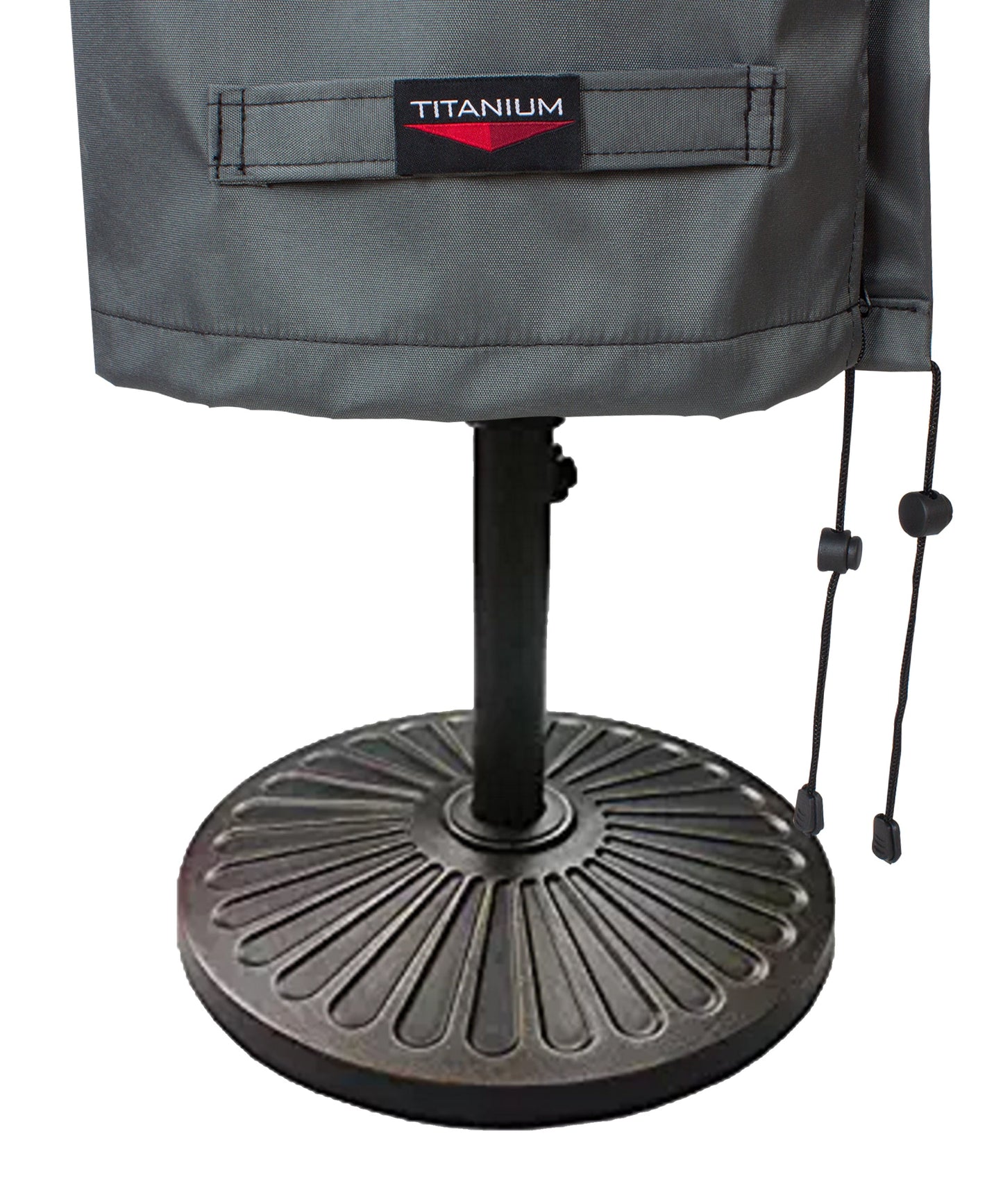 Umbrella Cover (Market Style) Round 9' - 7"Dia x 62.5"H Titanium