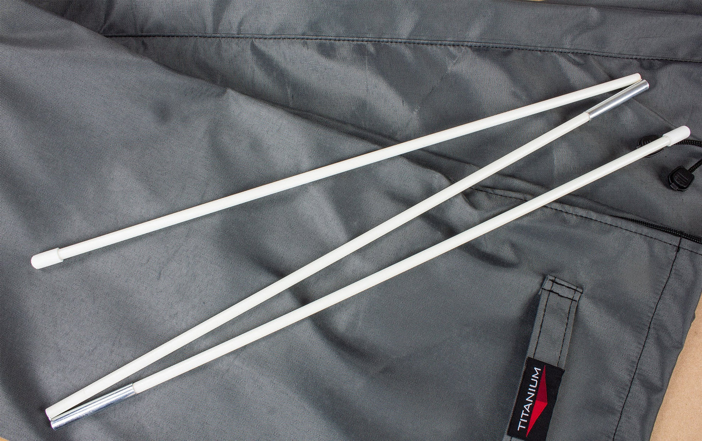 Umbrella Cover (Market Style) Round 9' - 7"Dia x 62.5"H Titanium