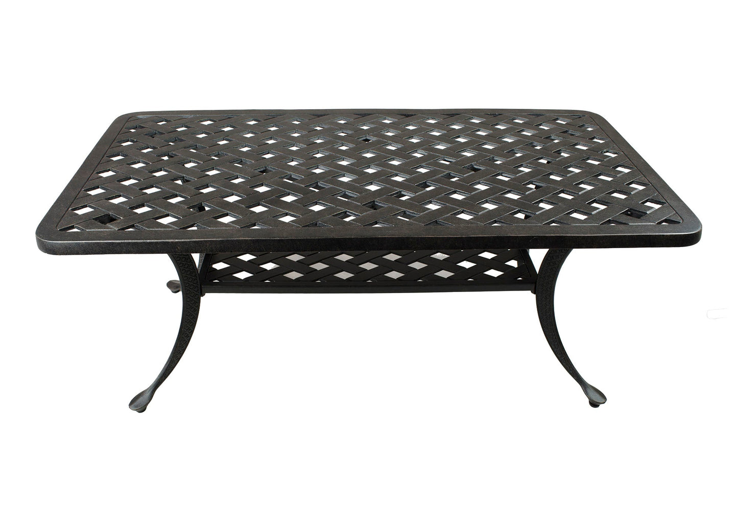 42" x 21" Rectangle Coffee Table Weave