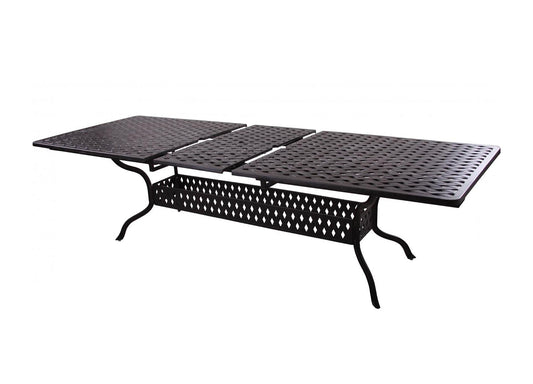 127" x 48" Rectangle Dining Table Weave Extension