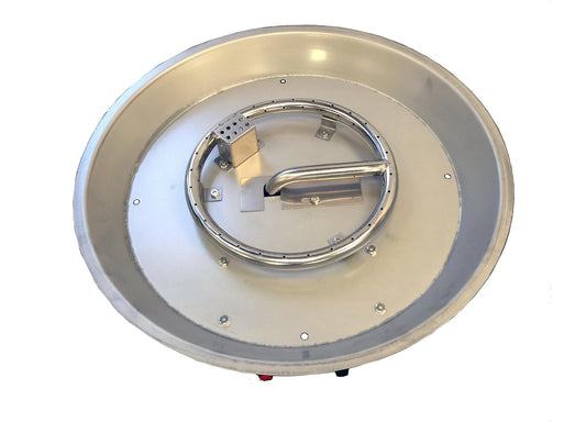 Round Firepit Table Burner With Ignitor For 48" And 52" Round Table On LP