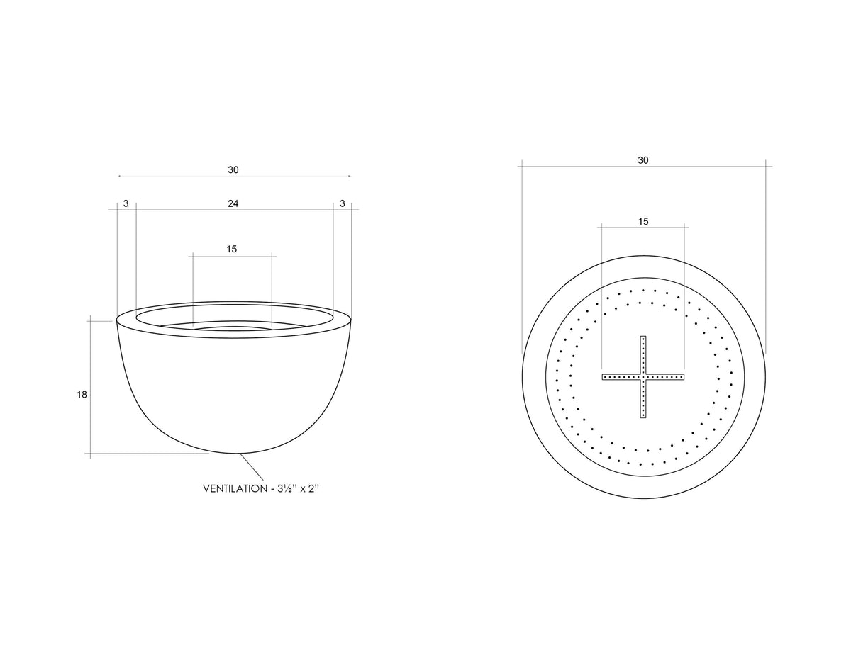 Moderno 3 Liquid Propane diagram