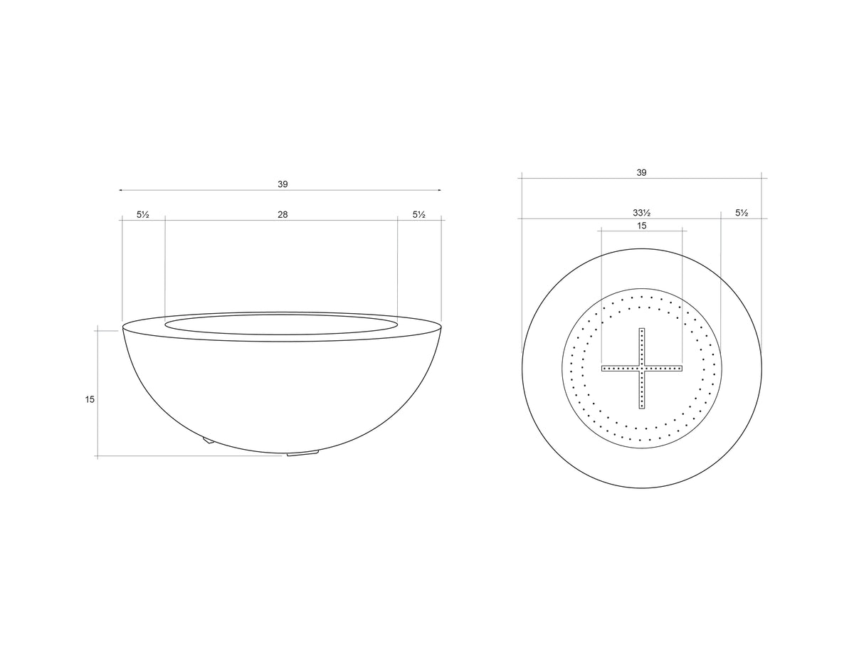 Moderno 6 Liquid Propane diagram