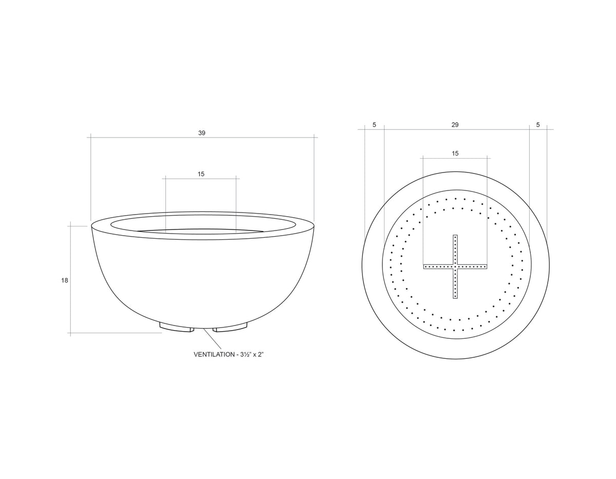 Moderno 8 Liquid Propane diagram