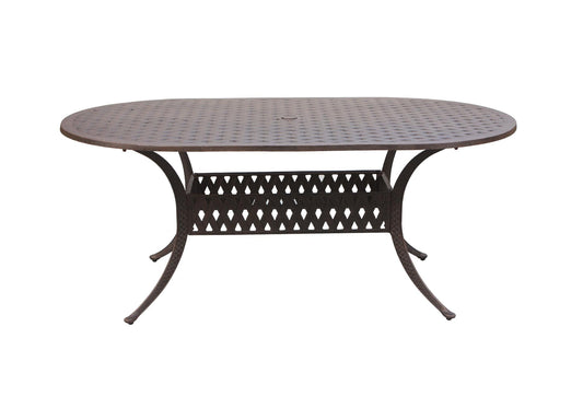 84" x 42" Oval Dining Table Weave (Container Order Only)