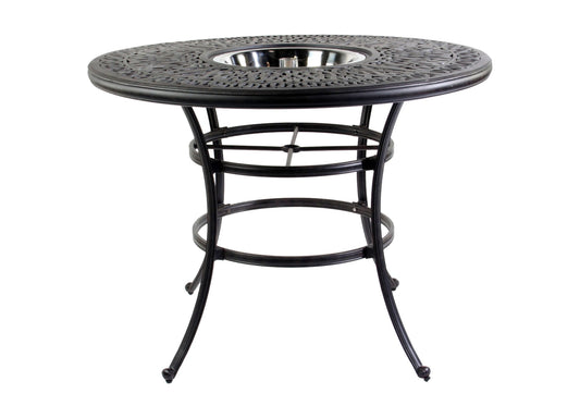 52" Round Bar Table Signature (Ice Bucket or Burner Optional)