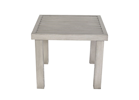 25" Square Accent Table JoLee White