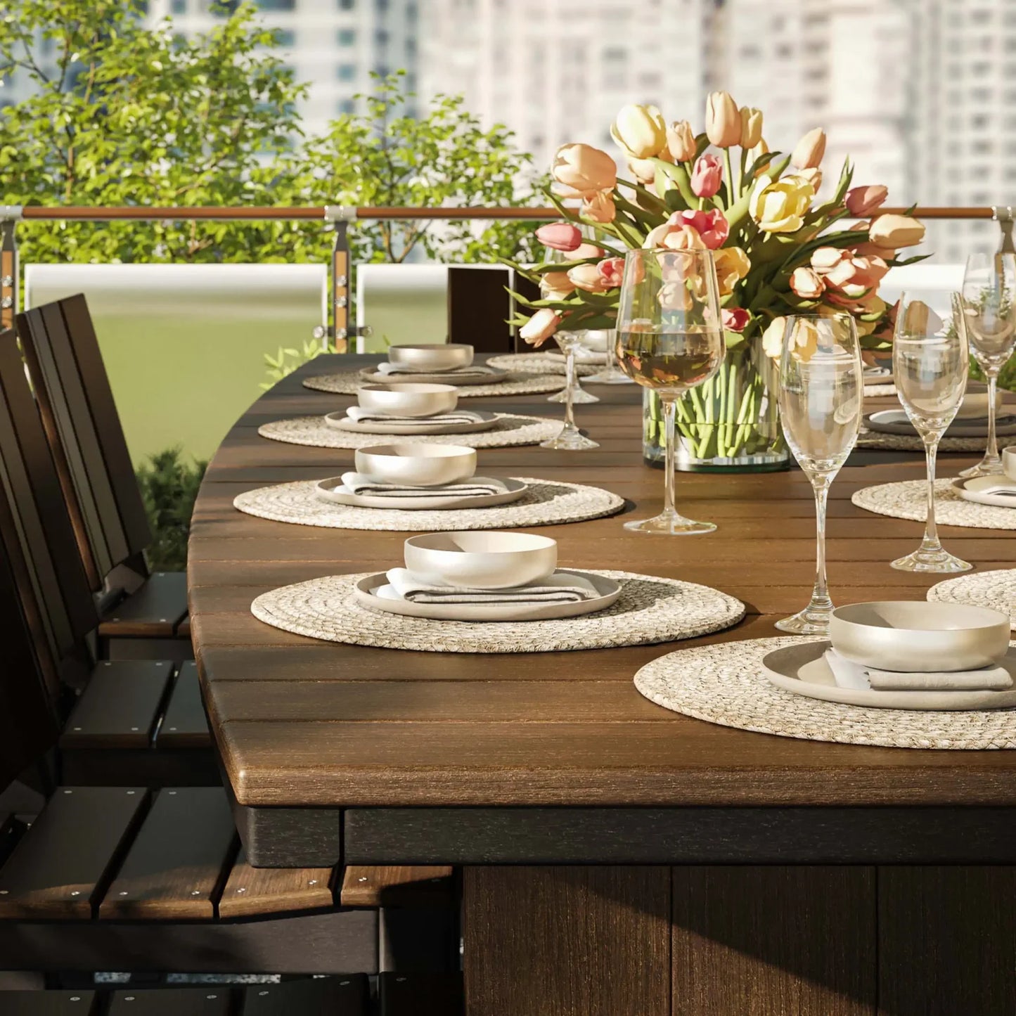 Urban Dining Table (3’ x 10’ Rectangular)