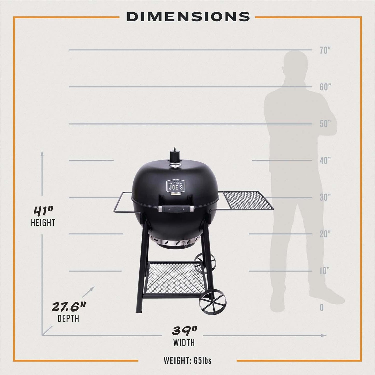 Oklahoma Joe's  Blackjack Kettle Charcoal Grill - 21302141 - Image 4