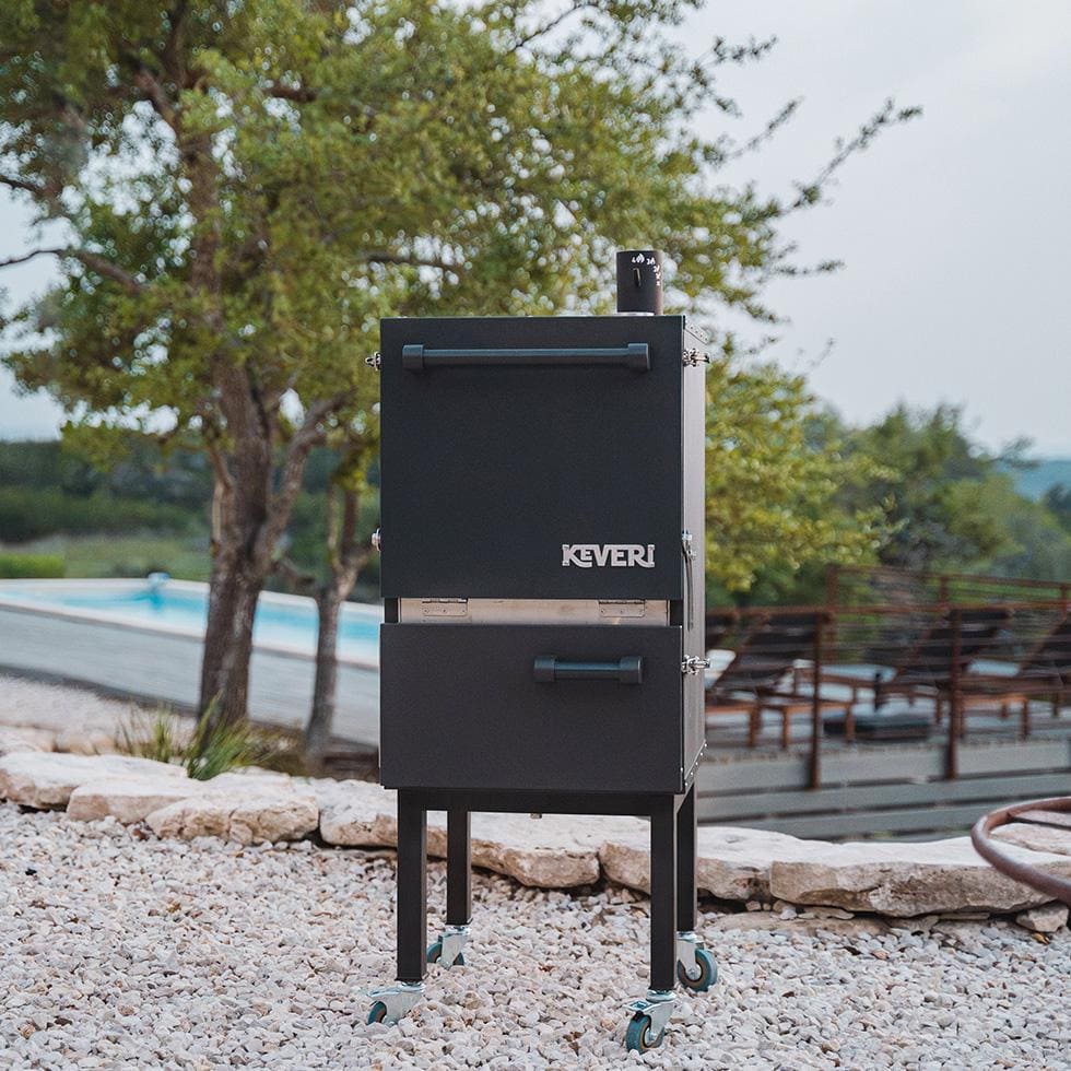 Keveri H1 Vertical Multi-Purpose Charcoal Oven - Black Truffle - H1BT - Image 3