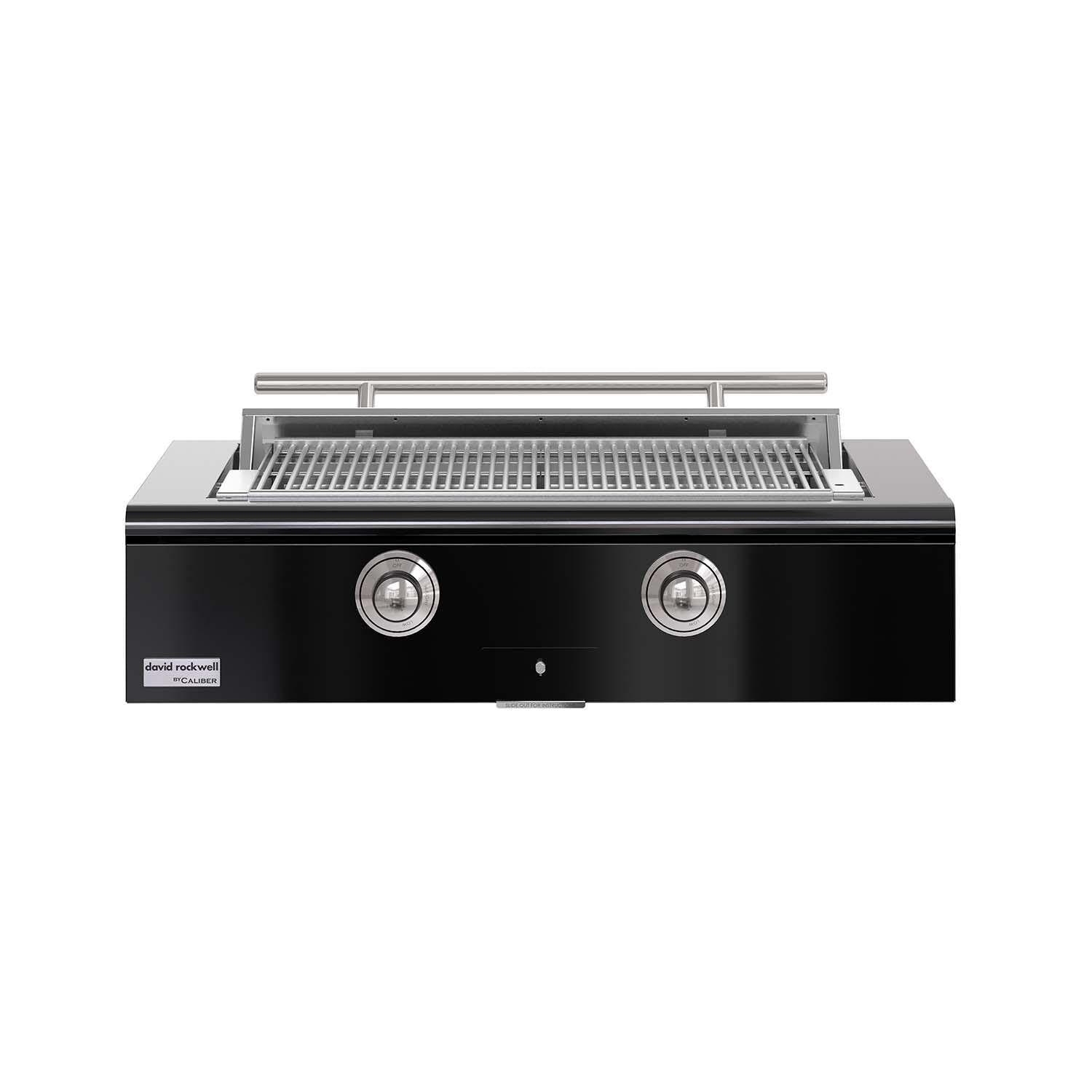 Caliber 42-in Natural Gas Built-In Rockwell Grill - Gloss Black w/ Chrome Hardware - CRG-42BN00-A-044-H02 - Image 1
