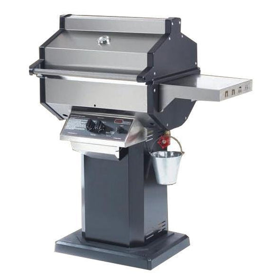 Phoenix Stainless Steel Natural Gas Grill Head On Black Aluminum Patio Base - SDBOPN - Image 1