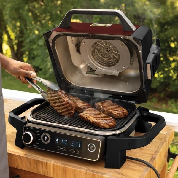 Ninja Woodfire Grill - Red - OG701RD - Image 4