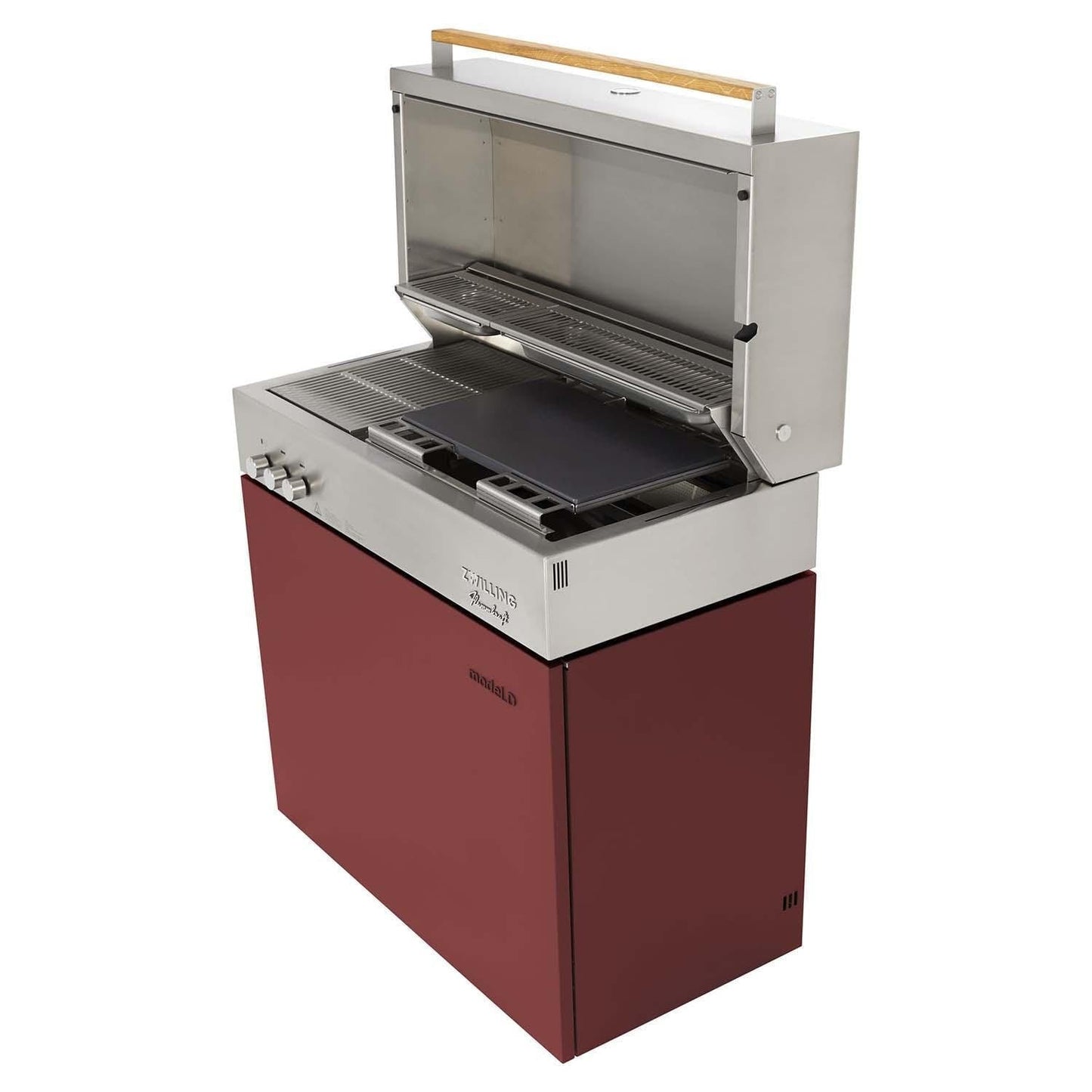 Flammkraft Model D Propane Gas Grill - Ruby - 1029543