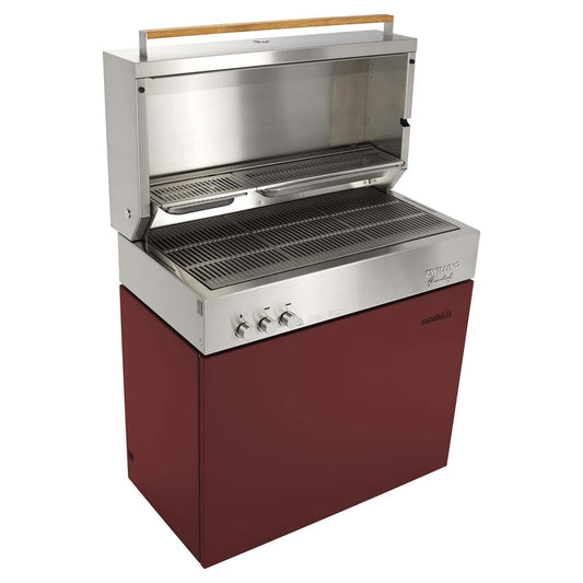 Flammkraft Model D Propane Gas Grill - Ruby - 1029543 - Image 1