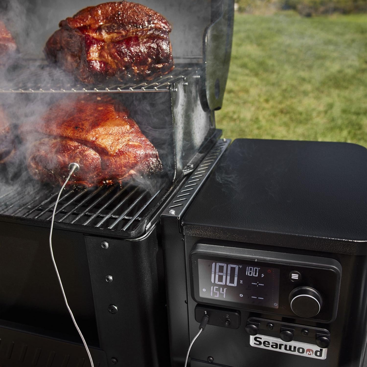 Weber Searwood XL 600 Porcelain Coated Steel Pellet Grill - 1500121 - Image 6