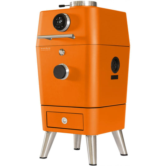 Everdure 4K 21-Inch Charcoal Grill & Smoker - Orange - HBCE4KOUS - Image 1