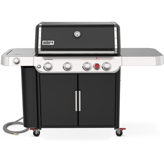 Weber Genesis E-435 Natural Gas Grill w/ Sear Zone & Side Burner - Black - 38410001 - Image 1