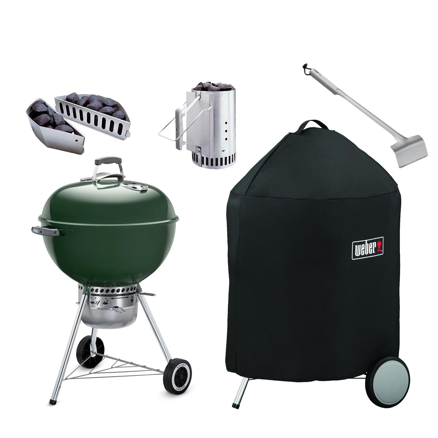 Weber 22-Inch Kettle Ultimate Bundle - Green - Image 1