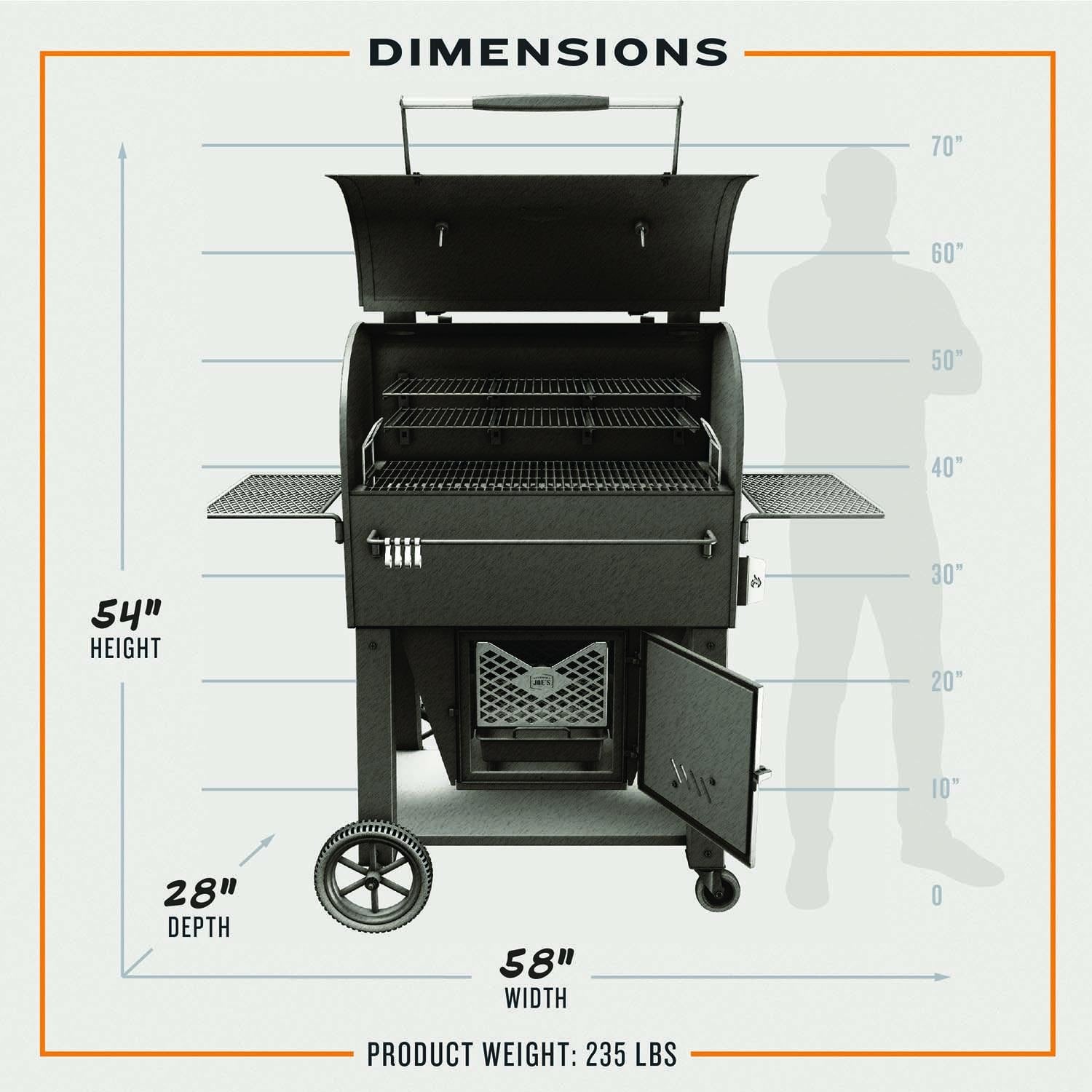 Oklahoma Joe's Marshal Centerbox Smoker - 23202164 - Image 5