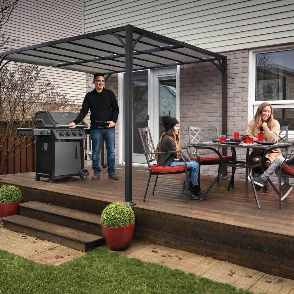 Napoleon Freestyle 425 4 Burner Propane Gas Grill w/ Range Side Burner - Graphite Grey - F425DSBPGT-ECP - Image 9